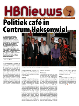 Haagse Beemden Nieuws 4-2014