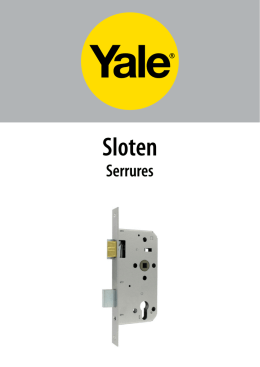 Yale sloten - serrures