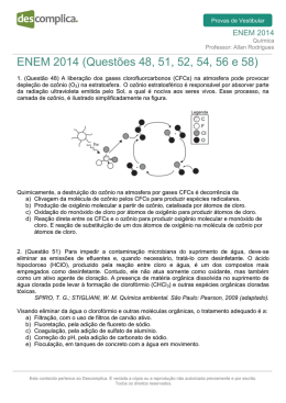 ENEM 2014 (Questões 48, 51, 52, 54, 56 e 58)