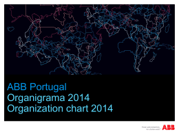 ABB Portugal Organigrama 2014 Organization chart