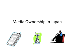 Media Ownership in Japan