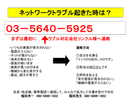 まずは最初に トラブル対応会社リンクル様へ連絡 連絡方法