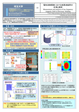 15,電気溶接作業現場における低周波磁界の測定と解析