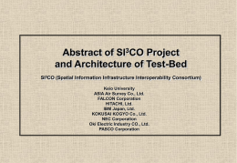 SI 3 CO (Spatial Information Infrastructure Interoperability