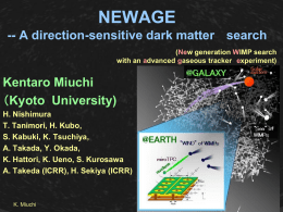 NEWAGE -- A direction-sensitive dark matter search