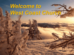 Slide 1 - MISSION VIEJO CHRISTIAN CHURCH 日本語礼拝に歓迎