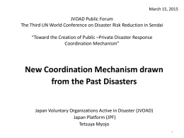 PowerPoint - Third UN World Conference on Disaster Risk Reduction
