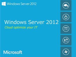 Windows Server 2012 ****_v2.0 - Center