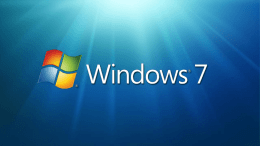 Windows 7 Quick Review - Center