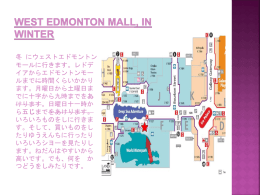 West Edmonton Mall, in Winter