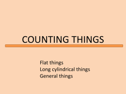 COUNTING THINGS - Japanese Teaching Ideas