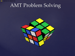 AMT Problem Solving MCE