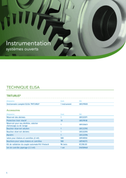 Catalogue Instrumentation 2014