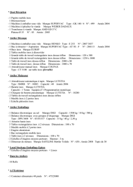 1 Machine &agrave; emballer sous vide Marque SUPERVAC Type : GK 140