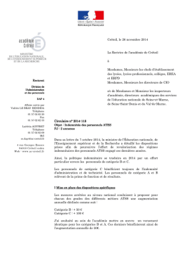 Circulaire rectorale n°2014-118