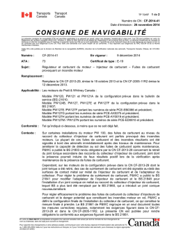 consigne de navigabilité - EASA Airworthiness Directives Publishing
