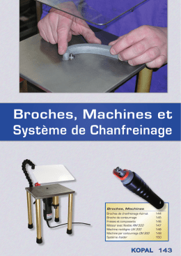 Chanfreinage machine
