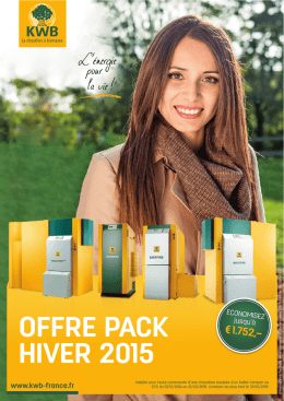 OFFRE PACK HIVER 2015