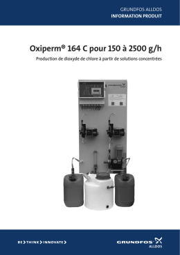 oxiperm® 164 C pour 150 à 2500 g/h