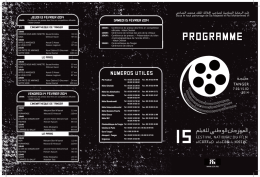 Télécharger le Programme - Centre cinématographique marocain