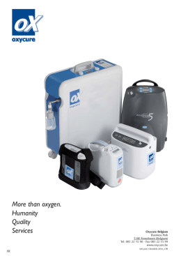Brochure oxygénothérapie mobile