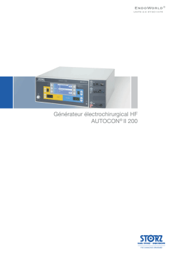 Générateur électrochirurgical HF AUTOCON® II 200