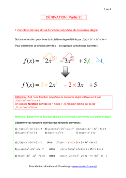 f(x) - Maths et tiques