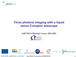 Jean-Pierre CUSSONEAU Three photons imaging with a