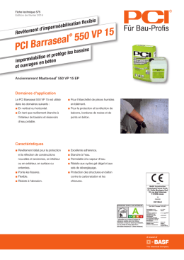 PCI Barraseal ® 550 VP 15
