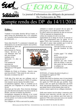 tract dp 14 novembre 2014 - SUD-Rail de Paris St