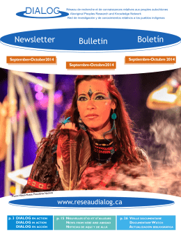 Bulletin Boletín Newsletter