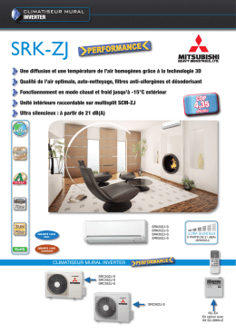 Brochure commerciale Mitsubishi SRK ZJ