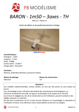 BARON - 1m50 – 3axes - TH
