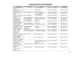 Liste des associations lamastroises - Octobre 2014 (PDF