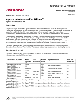 Silipon RN air entraining agents