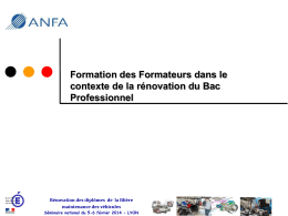 Formation des Formateurs quel accompagnement (ANFA)