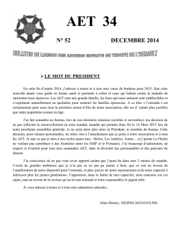 Bulletin - AET Hérault
