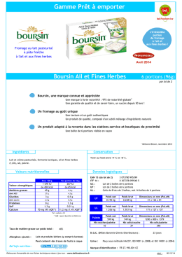 Boursin AFH 2x6P - Bel Foodservice
