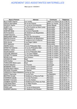 (Copie de agr\351ment AM.xls)