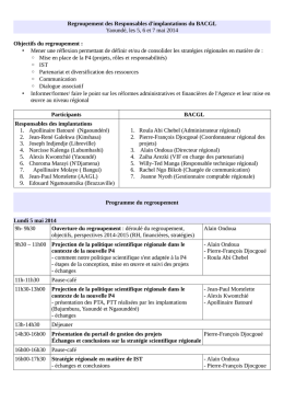 programme regroupement2014