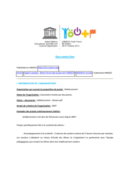 Don Contre Don UNESCO document officiel – PDF