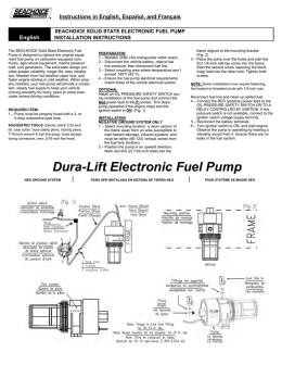 Dura-Lift Electronic Fuel Pump