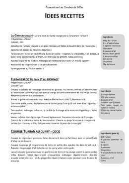 La Courge turban au format pdf