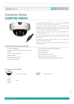 Datasheet CDIR700-V66VH FRA ver.1.1