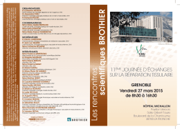 Programme - CHU de Grenoble