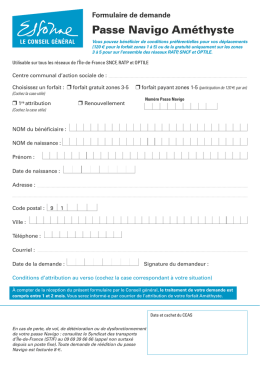 Formulaire de demande de Pass Navigo [pdf]