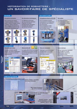 Actionneurs pneumatiques