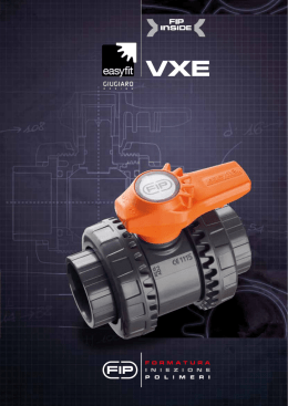 VXE robinet à boisseau sphérique Easyfit en PVC et PVC