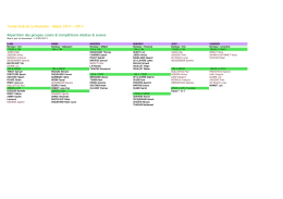 Planning cours collectifs 2014-2015