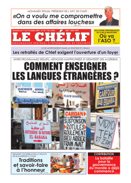 N°43 - Le Chélif